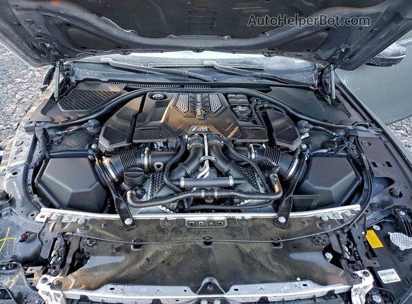WBSGV0C07RCR42997 2024 BMW M8 Gray Rear interior view