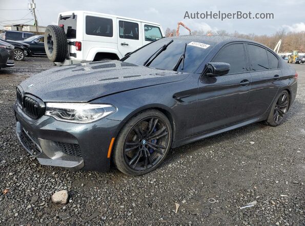 WBSJF0C01LB448778 2020 BMW M5 Gray Vista tres cuartos delantera izquierda