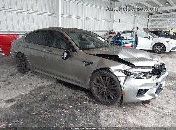 WBSJF0C01LB448795 2020 BMW M5 Серебряный Передняя правая четверть