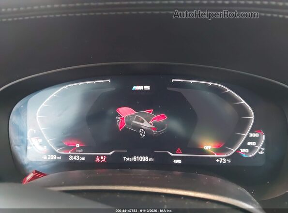 WBSJF0C01LB448795 2020 BMW M5 Серебряный Вид задних сидений