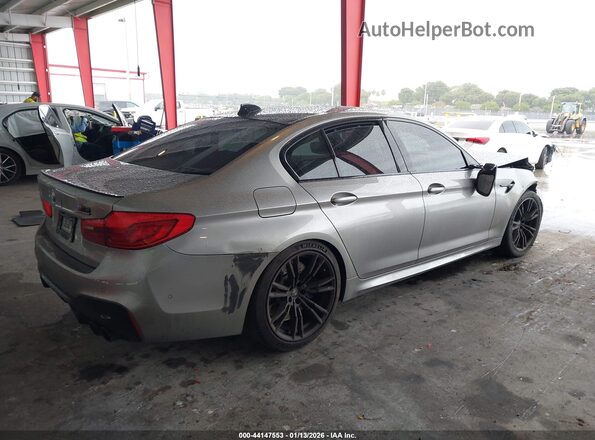 WBSJF0C01LB448795 2020 BMW M5 Серебряный Задняя правая четверть
