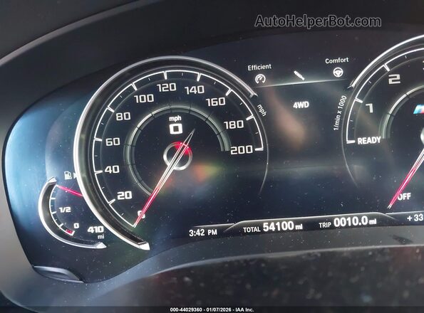 WBSJF0C51KB447575 2019 BMW M5 Черный Вид задних сидений