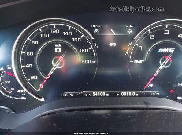 WBSJF0C51KB447575 2019 BMW M5 Черный 