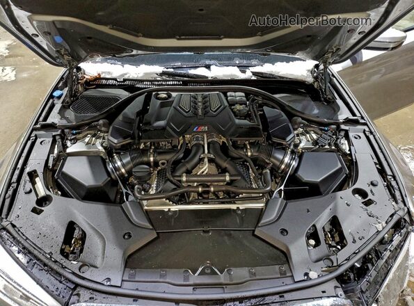 WBSJF0C54JB283060 2018 BMW M5 Silver Սալոնի հետևի տեսք