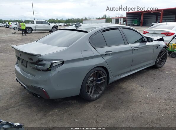 WBSJF0C57KB448732 2019 BMW M5 Серый Задняя правая четверть