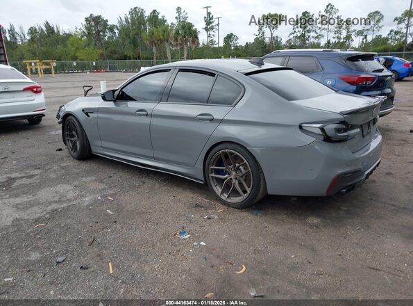 WBSJF0C57KB448732 2019 BMW M5 Серый Задняя левая четверть