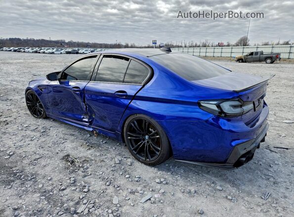 WBSJF0C58KB284892 2019 BMW M5 Blue Tył lewy