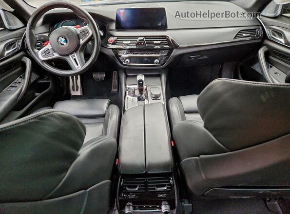 WBSJF0C58KB284892 2019 BMW M5 Blue Widok deski rozdzielczej