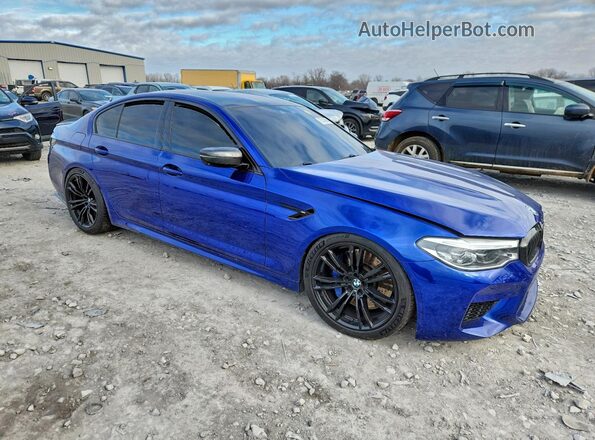 WBSJF0C58KB284892 2019 BMW M5 Blue Przód prawy
