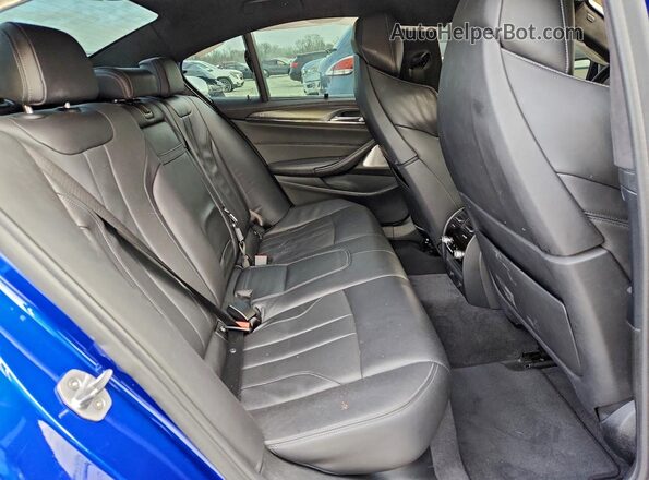 WBSJF0C58KB284892 2019 BMW M5 Blue Widok tylnych siedzeń