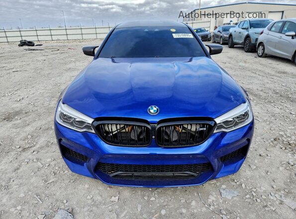 WBSJF0C58KB284892 2019 BMW M5 Blue Widok z przodu