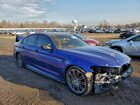 2018 Bmw M5 Синий vin: WBSJF0C59JB282308
