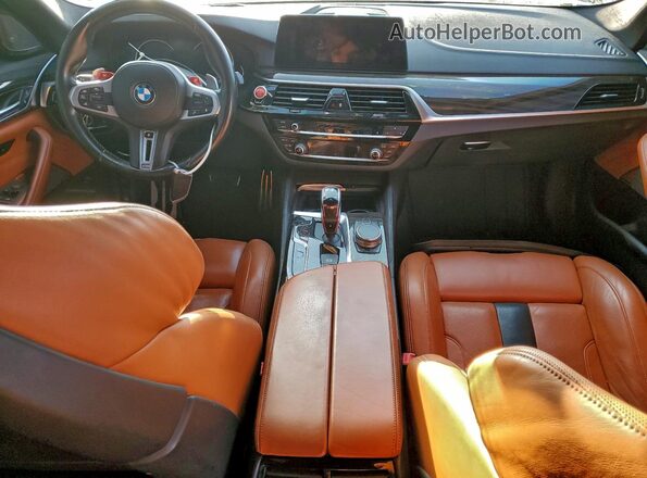 WBSJF0C59JB282308 2018 BMW M5 Синий Вид панели приборов