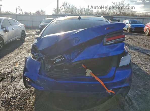 WBSJF0C59JB282308 2018 BMW M5 Синий Вид сзади