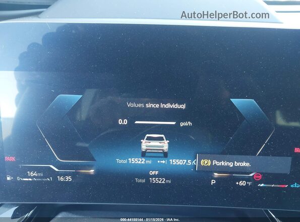 WBX73EF04S5125621 2025 BMW X1 Серый Вид задних сидений