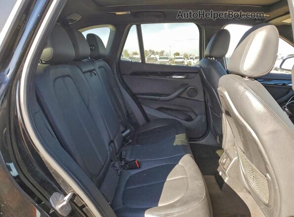 WBXHT3C30GP881823 2016 BMW X1 Black Rear interior view