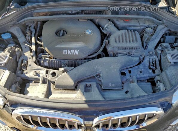 WBXHT3C30GP881823 2016 BMW X1 Black Engine compartment view