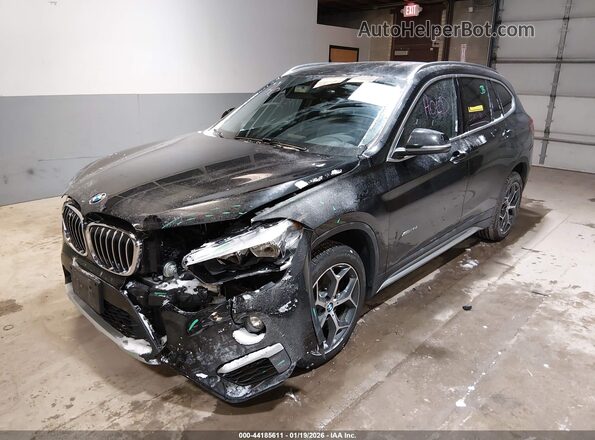 WBXHT3C32J5L24995 2018 BMW X1 Black Przód lewy
