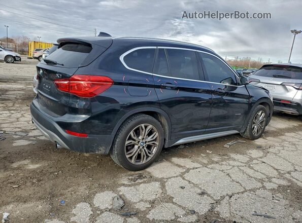 WBXHT3C35GP889030 2016 BMW X1 Black Tył prawy
