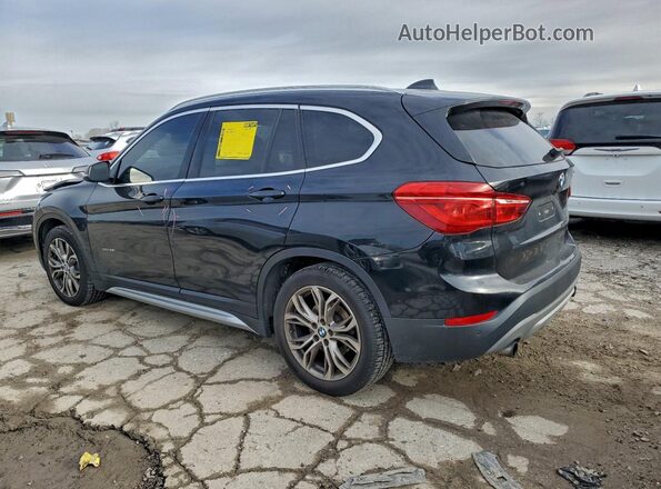WBXHT3C35GP889030 2016 BMW X1 Black Tył lewy