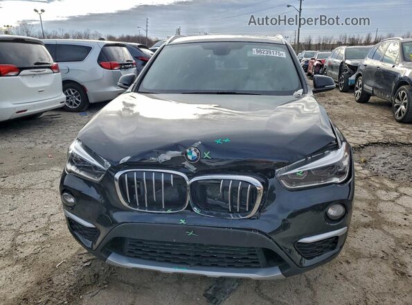 WBXHT3C35GP889030 2016 BMW X1 Black Widok z przodu