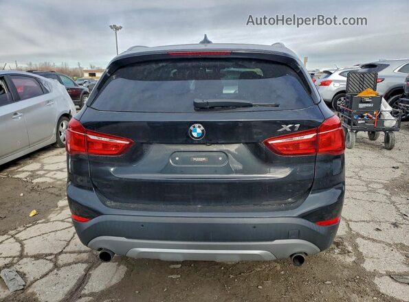 WBXHT3C35GP889030 2016 BMW X1 Black Widok z tyłu