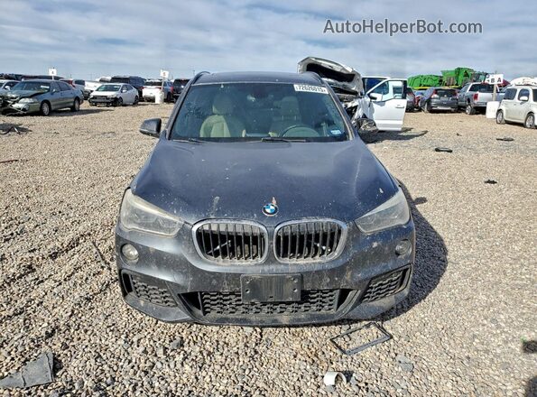 WBXHT3C36G5E48828 2016 BMW X1 Gray Widok z przodu