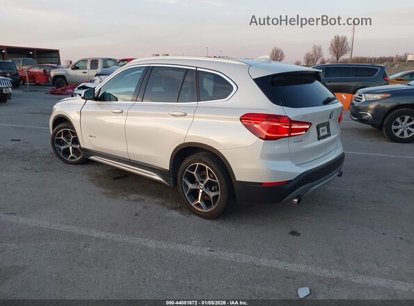 WBXHT3C37G5E47607 2016 BMW X1 Белый Задняя левая четверть