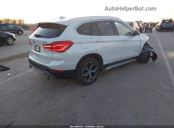 WBXHT3C37G5E47607 2016 BMW X1 Белый Задняя правая четверть