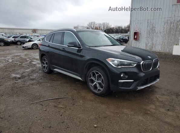 WBXHT3C39J5L27831 2018 BMW X1 Черный Передняя правая четверть