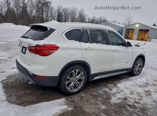 WBXHT3C3XH5F79617 2017 BMW X1 Белый Задняя правая четверть