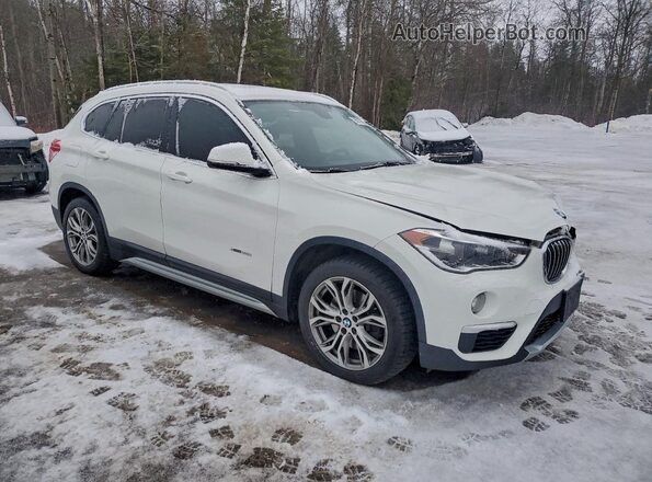 WBXHT3C3XH5F79617 2017 BMW X1 Белый Передняя правая четверть