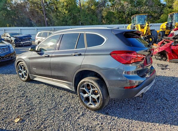 WBXHT3C3XJ5L25165 2018 BMW X1 Серый Задняя левая четверть