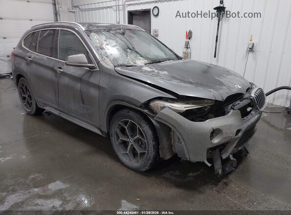WBXHT3Z36G4A49933 2016 BMW X1 Gray Przód prawy