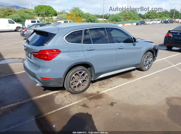 WBXJG7C05N5V19708 2022 BMW X1 Синий Задняя правая четверть