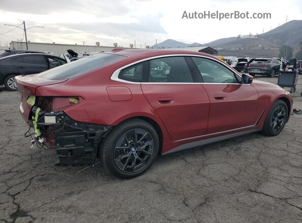 WBY23HD04SFU13353 2025 BMW I4 Красный Задняя правая четверть