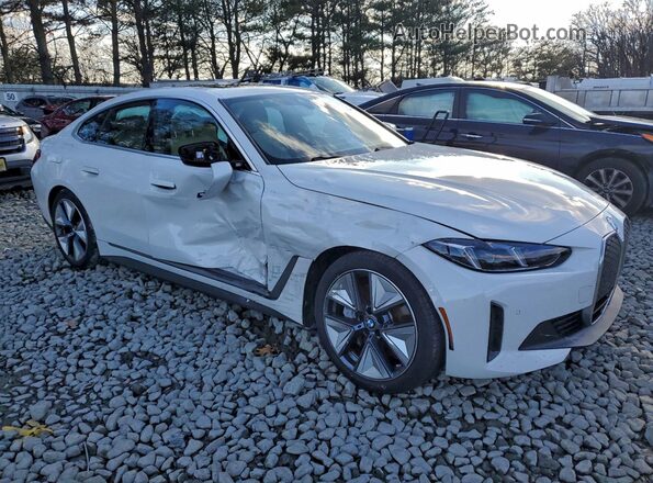 WBY23HD08SFT91101 2025 BMW I4 Белый Передняя правая четверть