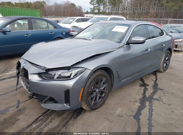 WBY23HD09SFU19276 2025 BMW I4 Серый Передняя левая четверть