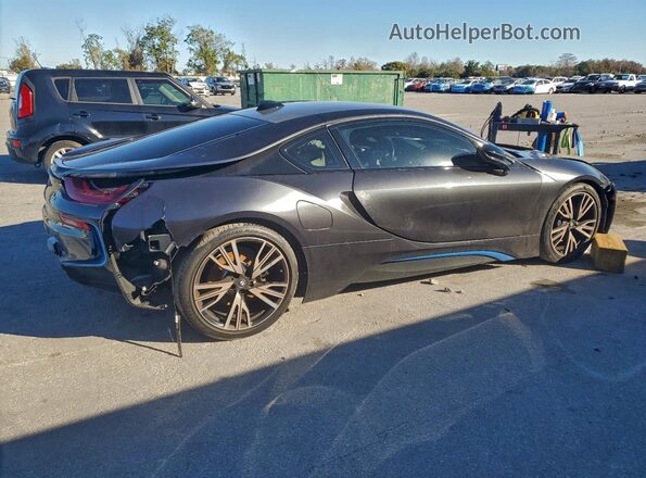 WBY2Z2C58GV676127 2016 BMW I8 Серый Задняя правая четверть
