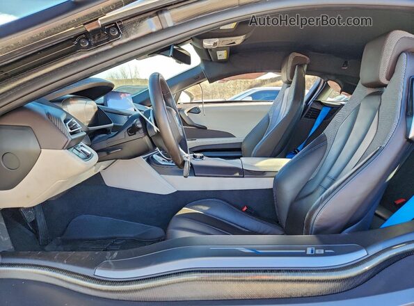 WBY2Z4C53K7D08434 2019 BMW I8 Белый Вид салона спереди