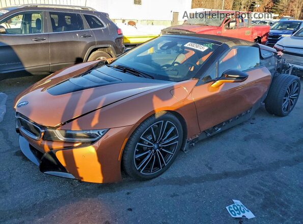 WBY2Z6C55KVB83072 2019 BMW I8 Оранжевый Передняя левая четверть