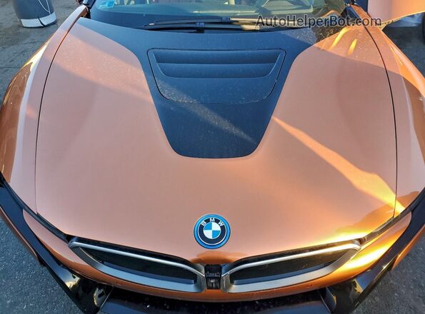 WBY2Z6C55KVB83072 2019 BMW I8 Оранжевый Вид задней части салона