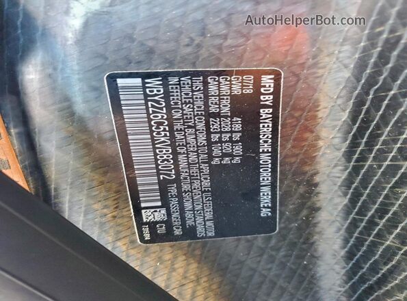 WBY2Z6C55KVB83072 2019 BMW I8 Оранжевый Вид подкапотного пространства