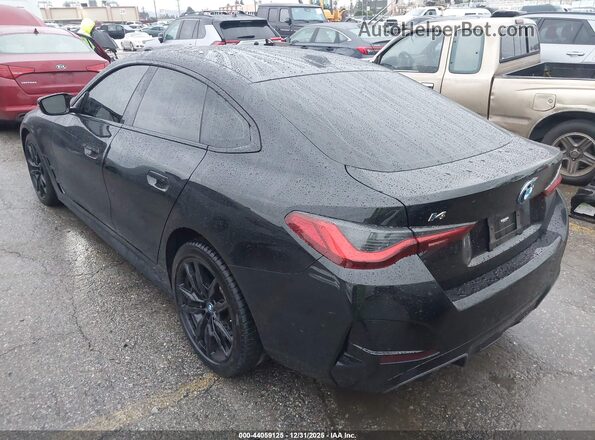 WBY33AW00NFN13317 2022 BMW I4 Черный Задняя левая четверть