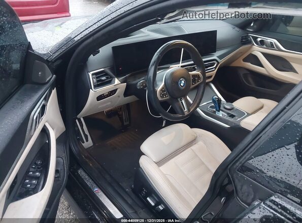 WBY33AW00NFN13317 2022 BMW I4 Черный Вид салона спереди