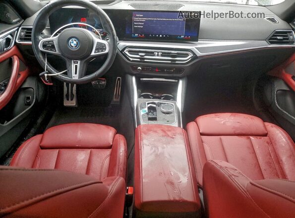 WBY33AW04RFS53705 2024 BMW I4 Green Dashboard view