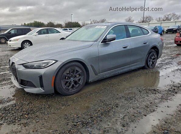 WBY43AW05RFS88337 2024 BMW I4 Gray Vista tres cuartos delantera izquierda