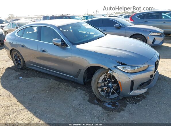 WBY73AW06NFN08169 2022 BMW I4 Gray Przód prawy