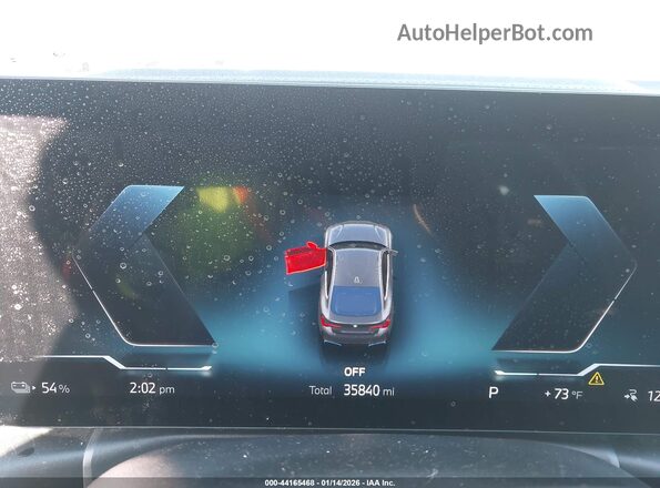 WBY73AW06NFN08169 2022 BMW I4 Gray Widok tylnych siedzeń