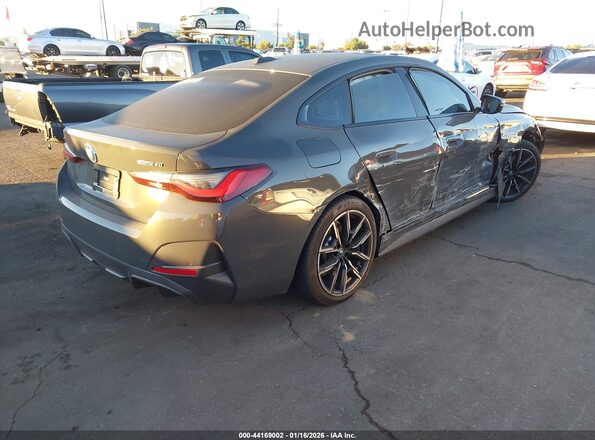WBY73AW08NFN18198 2022 BMW I4 Серый Задняя правая четверть